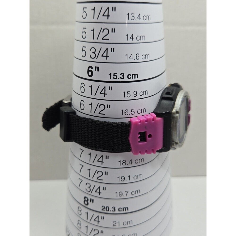 Vintage 1996 Timex Ironman Triathlon 50 Lap Purple Digital Watch New Battery - Picture 7 of 11